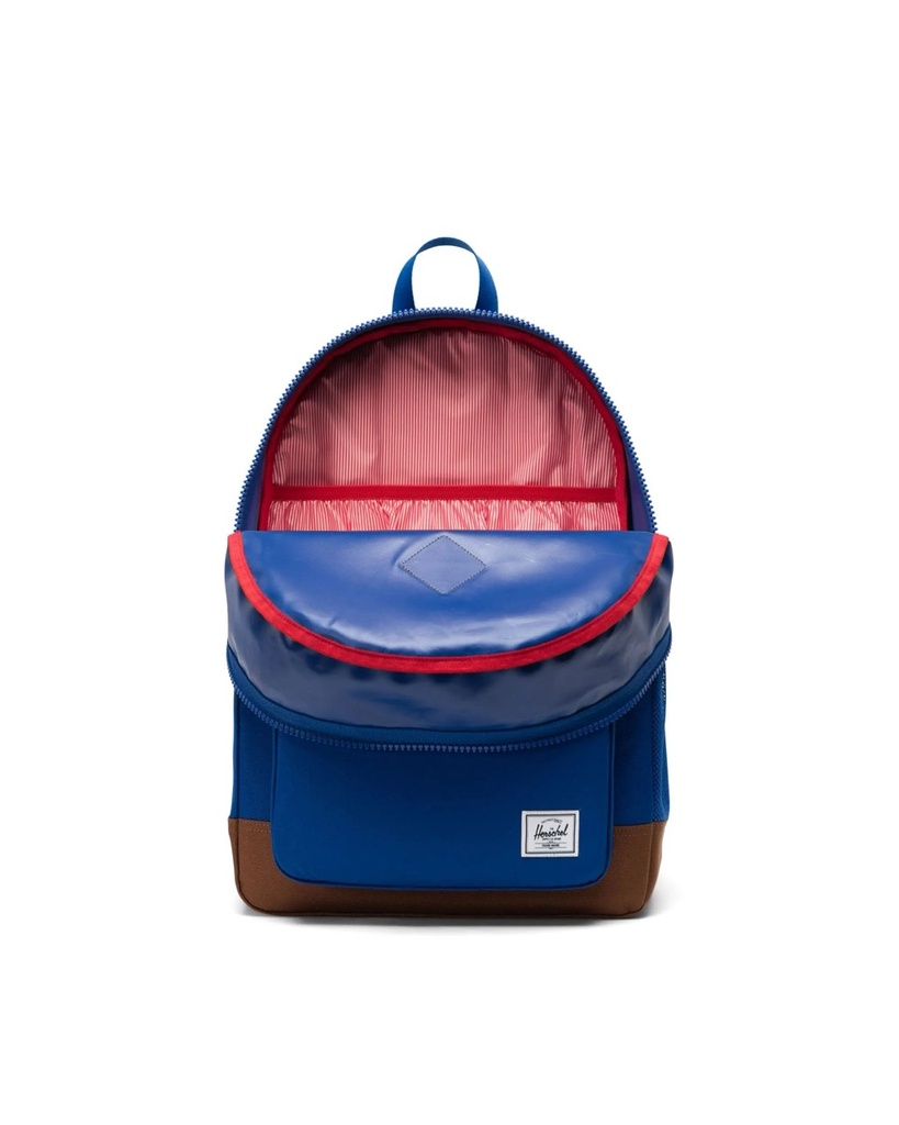 HERSCHEL BACKPACK HERITAGE YOUTH 26L SURF THE WEB SADDLE BROWN 5 0 Boardshop